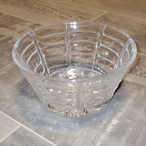Clear Glass 2 Cup Dish